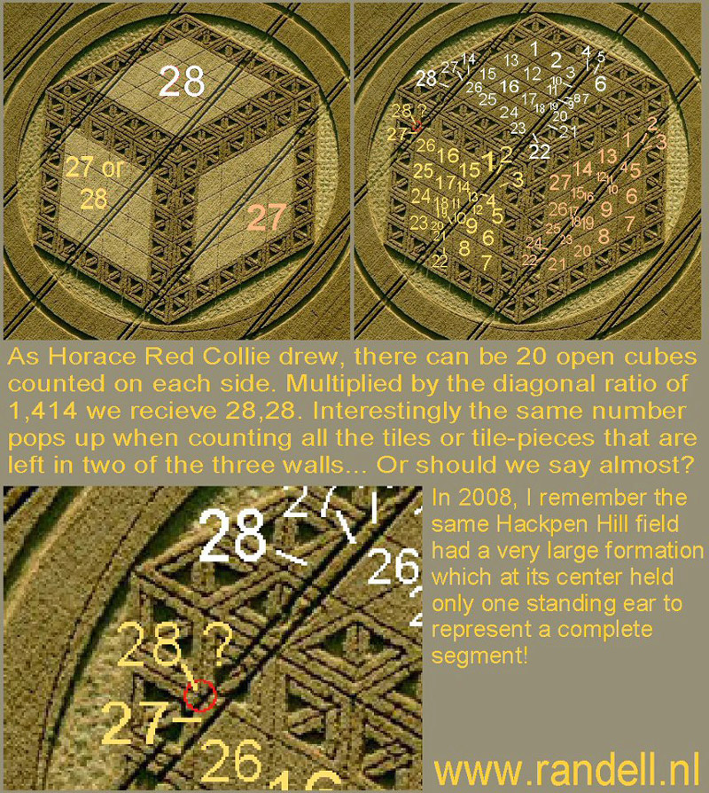 Hackpen Hill (3), Wiltshire crop circle, aerial photo 74