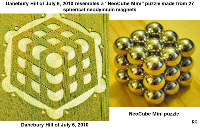 Hackpen Hill (3), Wiltshire crop circle, aerial photo 31