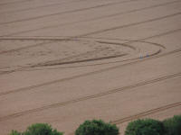 Hackpen Hill (3), Wiltshire crop circle, aerial photo 127