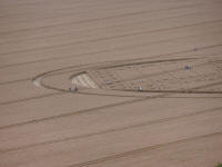Hackpen Hill (3), Wiltshire crop circle, aerial photo 125