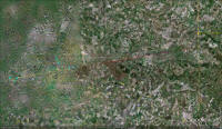 Hill Barn, Wiltshire crop circle, aerial photo 62