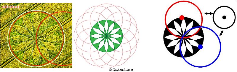 Hill Barn, Wiltshire crop circle, aerial photo 23