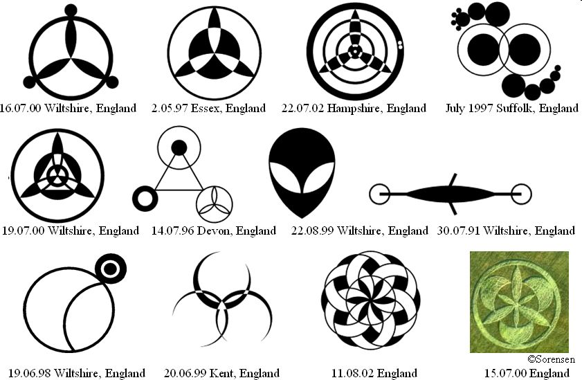 Hill Barn, Wiltshire crop circle, aerial photo 30