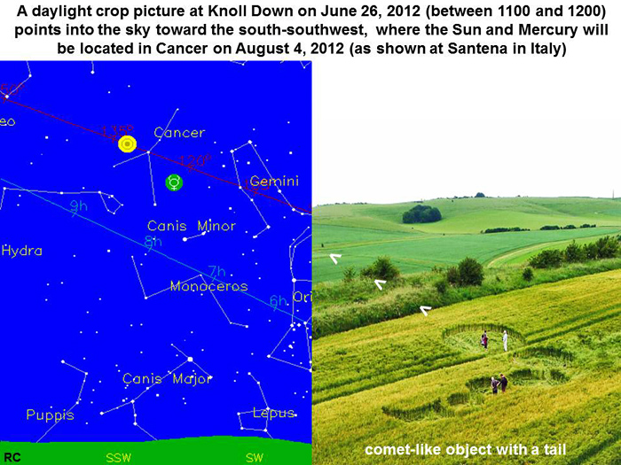 Knoll Down, Wiltshire crop circle, aerial photo 15