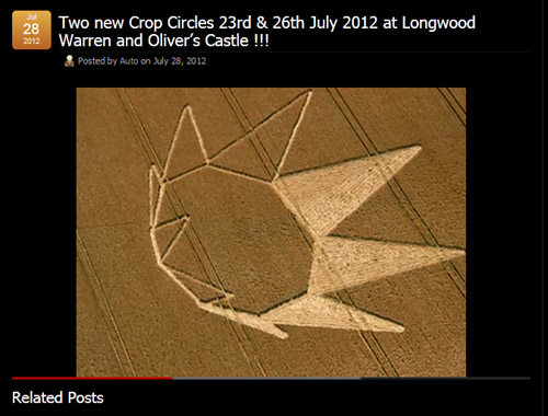 Longwood Warren, Hampshire crop circle, aerial photo 20