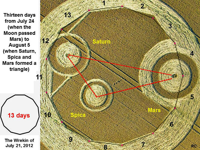 Longwood Warren, Hampshire crop circle, aerial photo 10