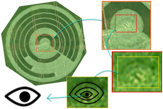 Manton Drove, Wiltshire crop circle, aerial photo 41