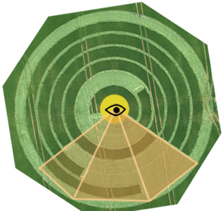 Manton Drove, Wiltshire crop circle, aerial photo 42