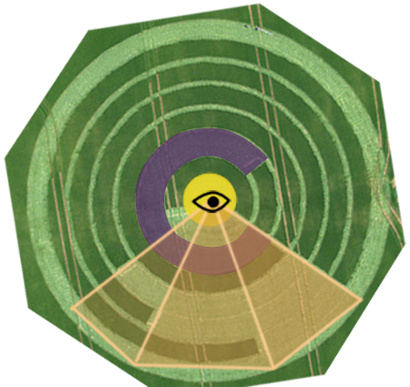 Manton Drove, Wiltshire crop circle, aerial photo 43