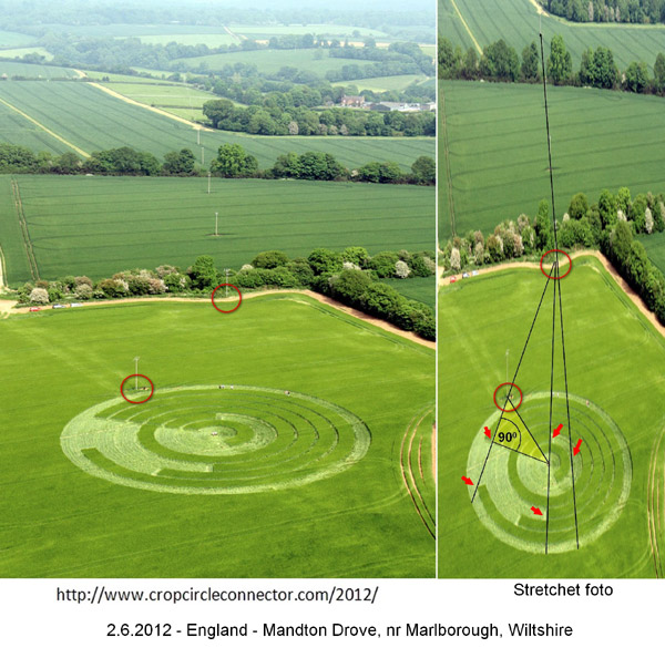 Manton Drove, Wiltshire crop circle, aerial photo 73