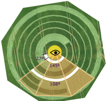Manton Drove, Wiltshire crop circle, aerial photo 46