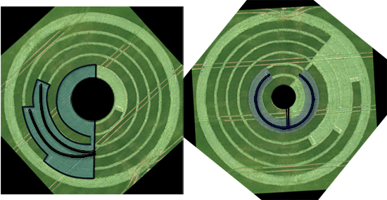 Manton Drove, Wiltshire crop circle, aerial photo 31