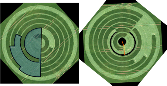 Manton Drove, Wiltshire crop circle, aerial photo 32