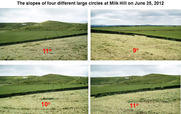 Milk Hill, Wiltshire crop circle, aerial photo 11