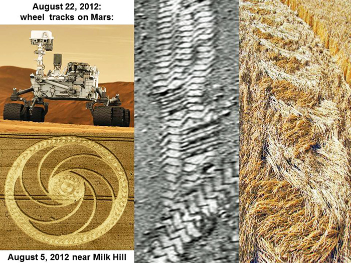 Milk Hill (2), Wiltshire crop circle, aerial photo 22