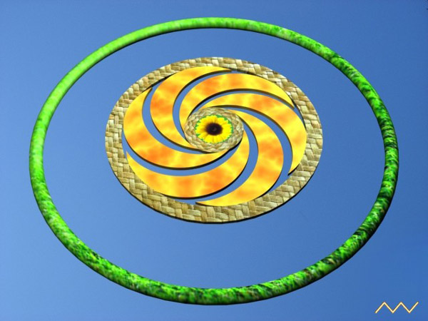 Milk Hill (2), Wiltshire crop circle, aerial photo 34