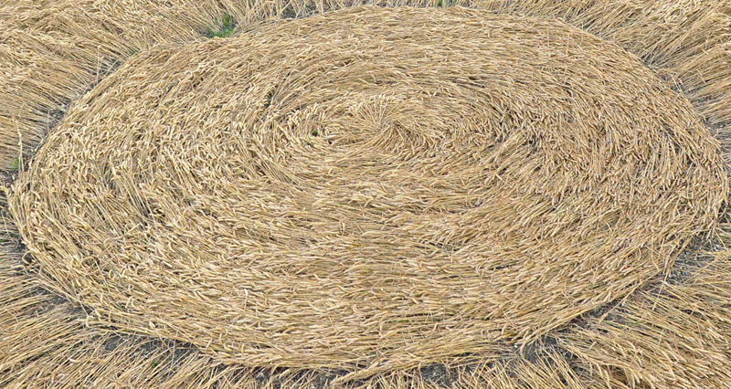 Milk Hill (2), Wiltshire crop circle, aerial photo 44