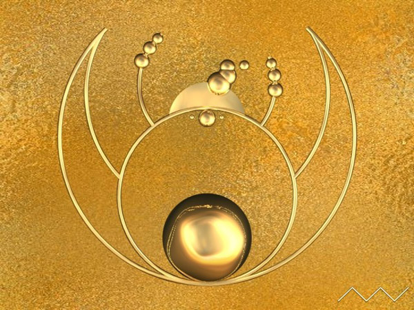 Oliver's Castle, Wiltshire crop circle, aerial photo 18