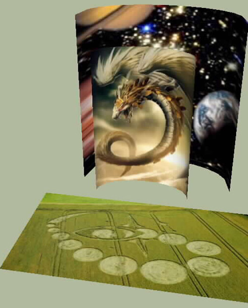 Picked Hill, Wiltshire crop circle, aerial photo 19