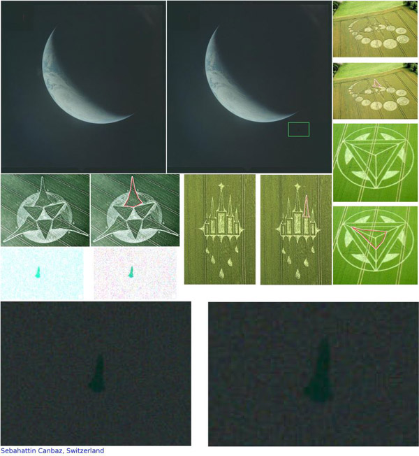 Picked Hill, Wiltshire crop circle, aerial photo 21