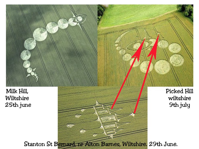 Picked Hill, Wiltshire crop circle, aerial photo 20