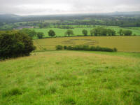 Picked Hill, Wiltshire crop circle, aerial photo 42