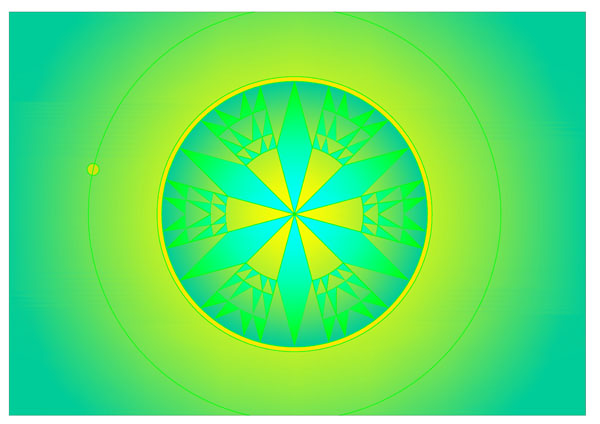 Burrow Hill Fort, Warwickshire crop circle, aerial photo 53