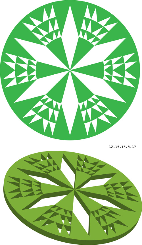 Burrow Hill Fort, Warwickshire crop circle, aerial photo 49