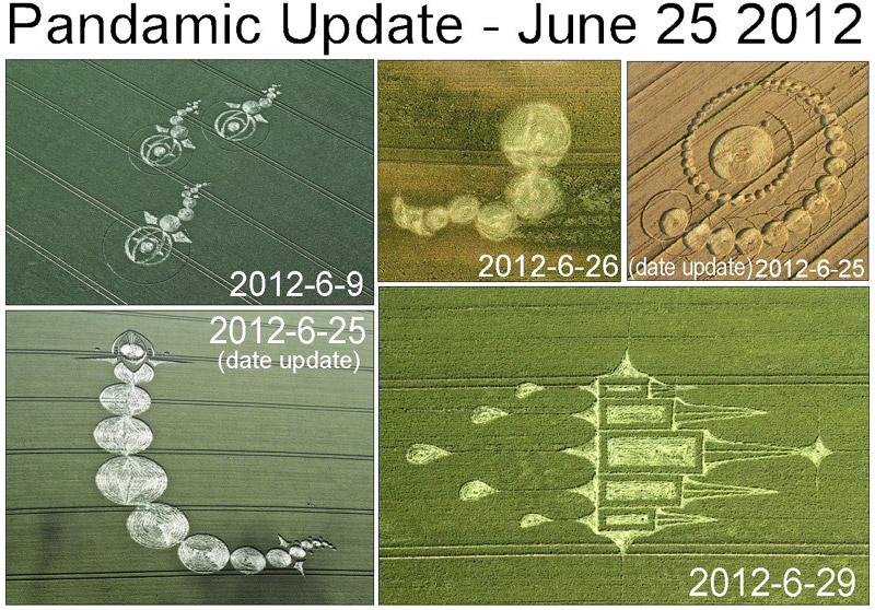 Stanton St Bernard, Wiltshire crop circle, aerial photo 50