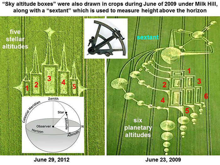 Stanton St Bernard, Wiltshire crop circle, aerial photo 49