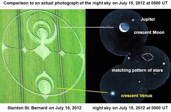 Stanton St Bernard, Wiltshire crop circle, aerial photo 67
