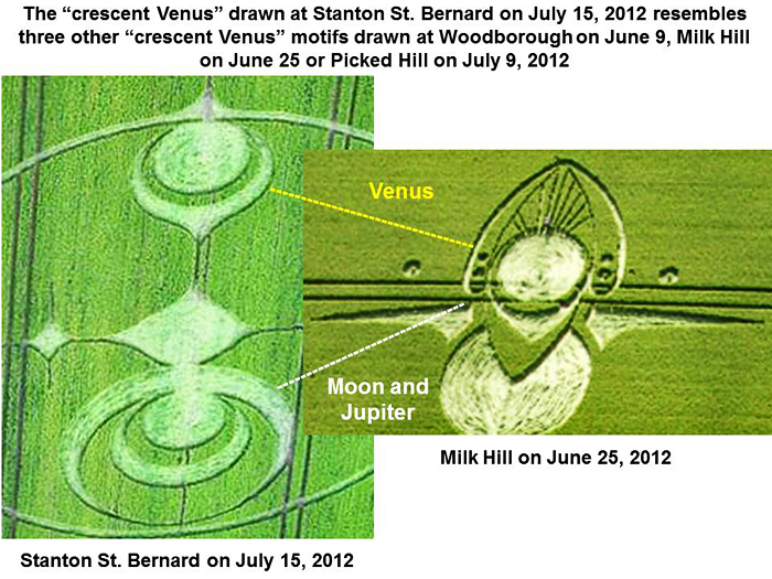 Stanton St Bernard, Wiltshire crop circle, aerial photo 68