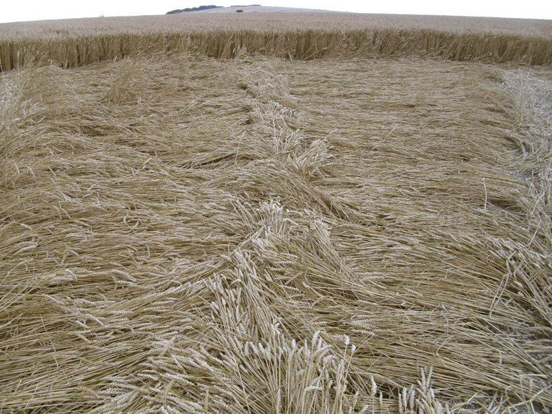 Stone Pit Hill, Wiltshire crop circle, aerial photo 30