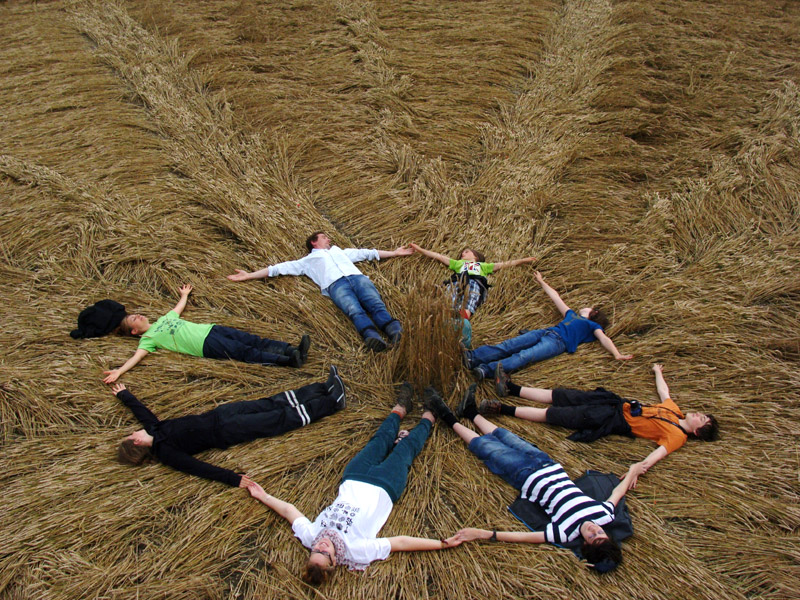 Stone Pit Hill, Wiltshire crop circle, aerial photo 21