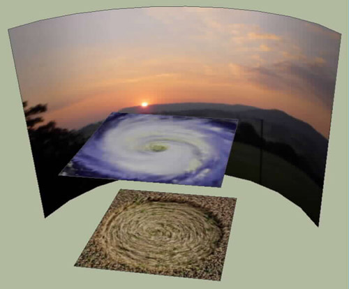 Tanners Bridge, Wiltshire crop circle, aerial photo 5
