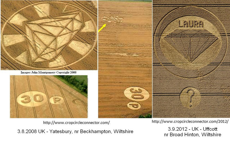Uffcott, Wiltshire crop circle, aerial photo 15