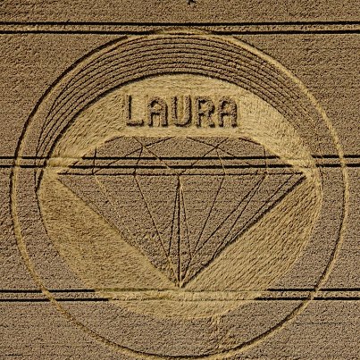 Uffcott, Wiltshire crop circle, aerial photo 6