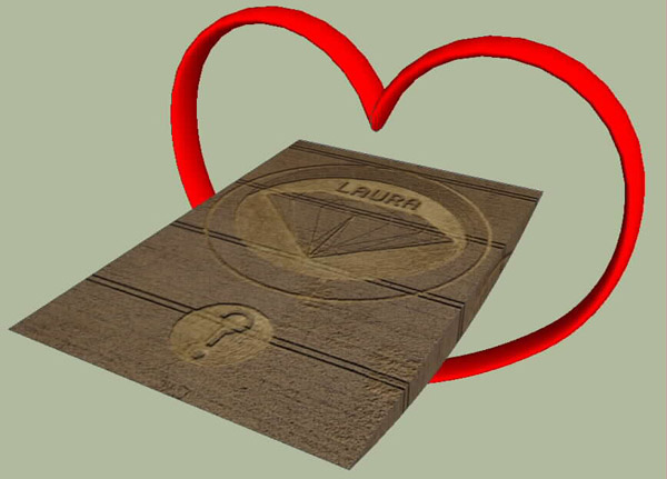 Uffcott, Wiltshire crop circle, aerial photo 16
