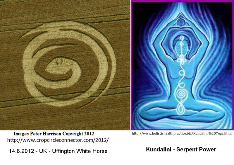 Uffington White Horse, Oxfordshire crop circle, aerial photo 15
