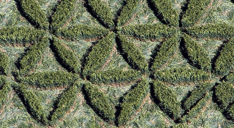 Waden Hill, Wiltshire crop circle, aerial photo 2