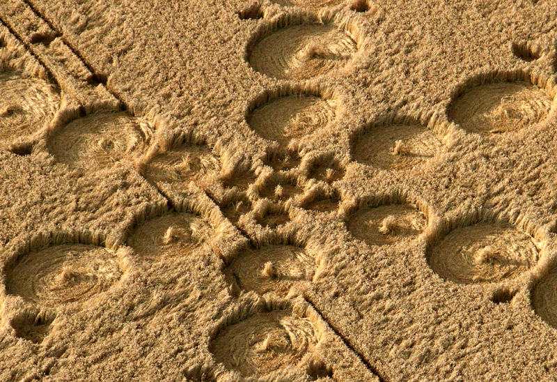 Wappenbury, Warwickshire crop circle, aerial photo 3