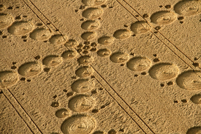 Wappenbury, Warwickshire crop circle, aerial photo 2