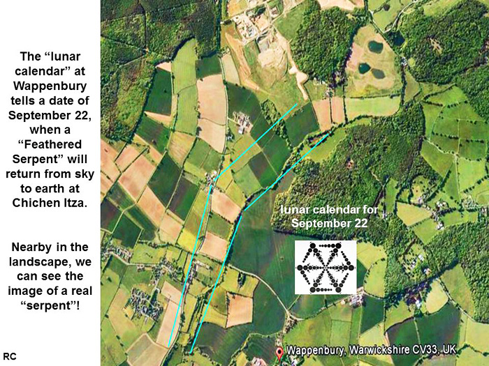 Wappenbury, Warwickshire crop circle, aerial photo 11