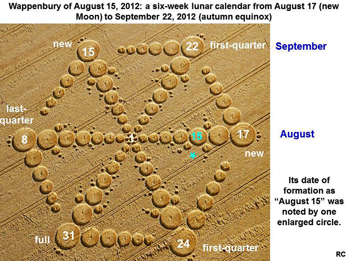 Wappenbury, Warwickshire crop circle, aerial photo 16