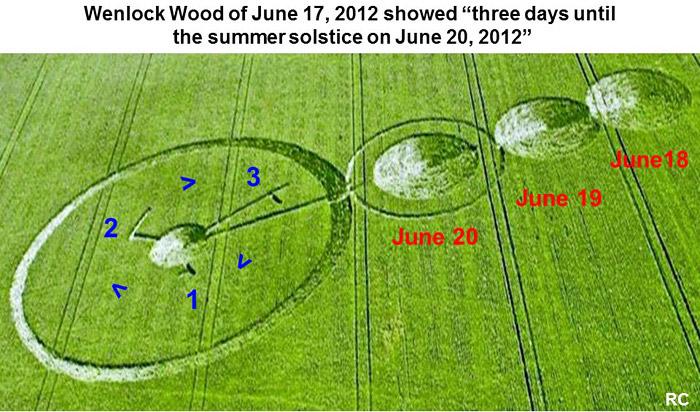 Malthous Bank, Shropshire crop circle, aerial photo 23
