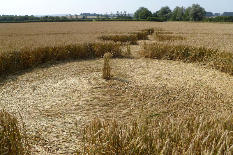 Windmill Hill, Wiltshire crop circle, aerial photo 59
