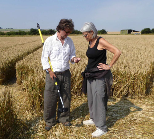 Windmill Hill, Wiltshire crop circle, aerial photo 53