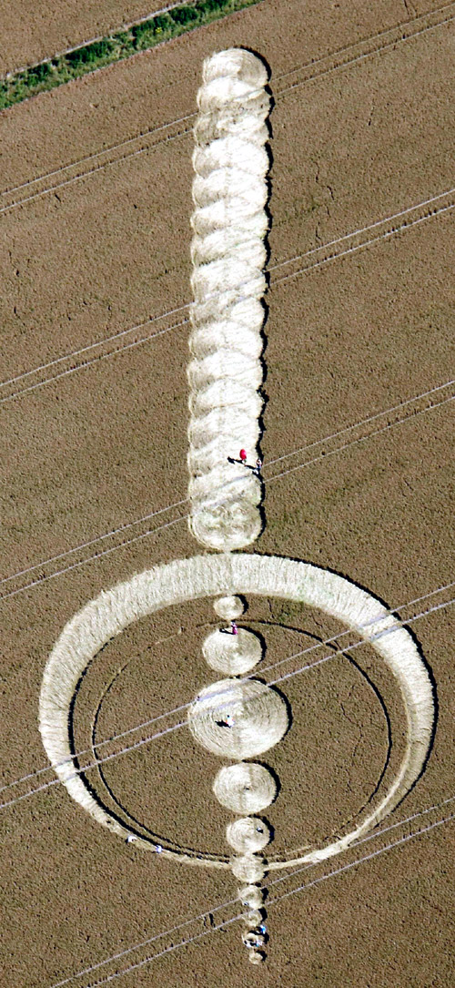 Windmill Hill, Wiltshire crop circle, aerial photo 35