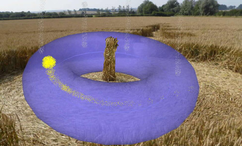Windmill Hill, Wiltshire crop circle, aerial photo 29