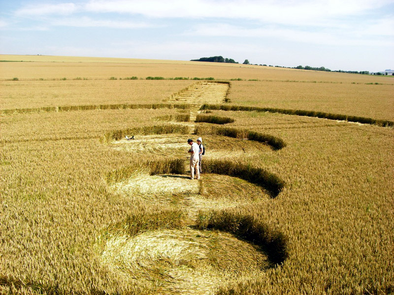 Windmill Hill, Wiltshire crop circle, aerial photo 46